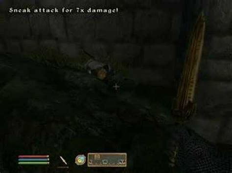 oblivion sneak attacks.